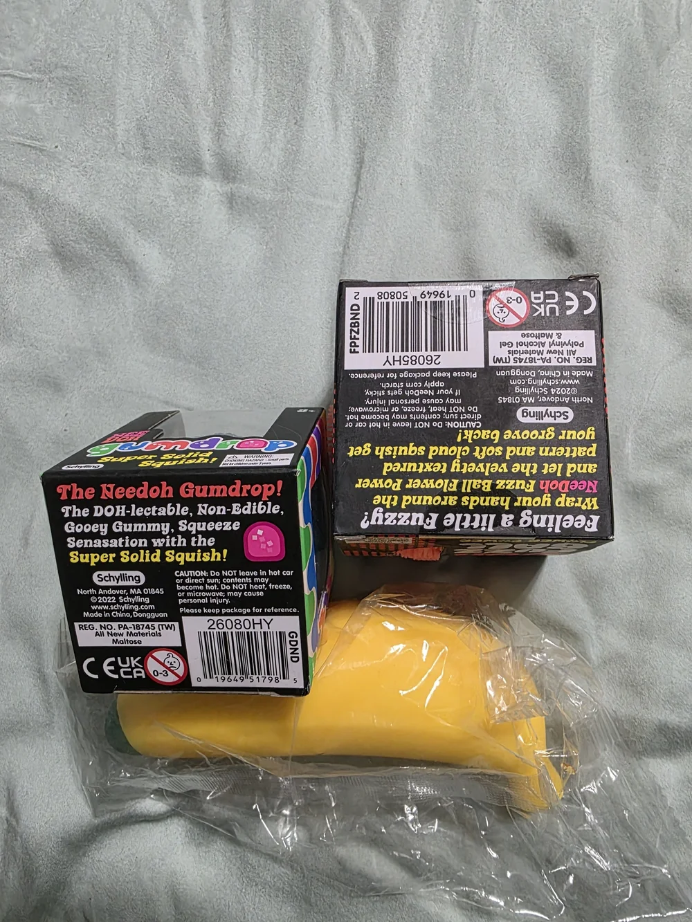 Fuzz Ball & Gumdrop Needoh Squish Toy Set